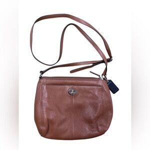 Coach Tan Leather Crossbody Bag